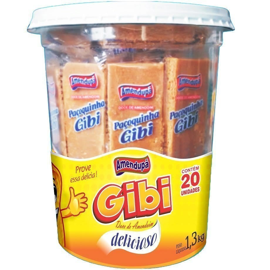 Doce de Amendoim Gibi Amendupã Pote 1,3kg | J.A. Doces - Distribuidora ...