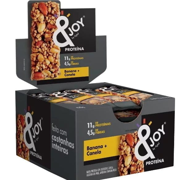 Barra de Cereal Enjoy Proteína Banana e Canela 420g