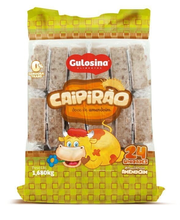 Doce de Amendoim Capirão Gulosina 1,68kg