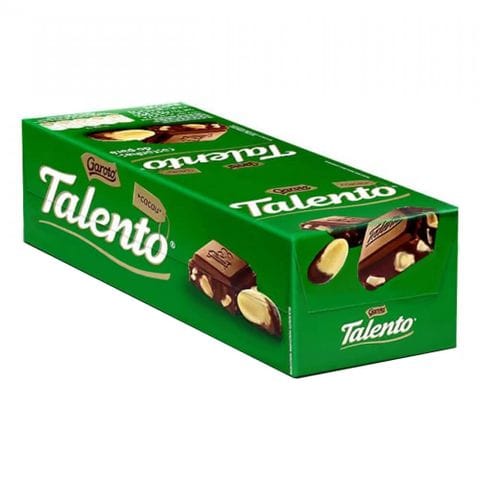 Chocolate Talento Castanhas-do-pará Garoto 15x25g