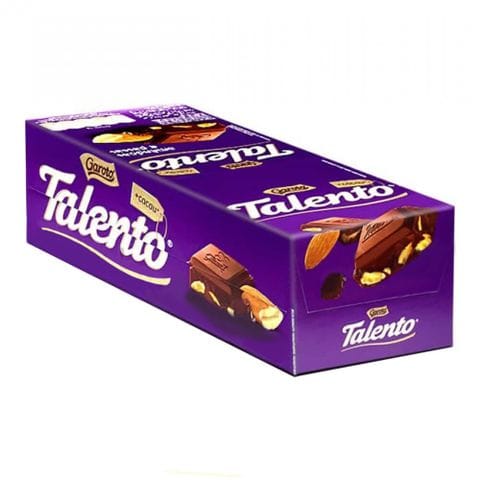 Chocolate Talento Amêndoas e Passas Garoto 15x25g