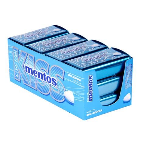Bala Mentos Kiss Menta 420g