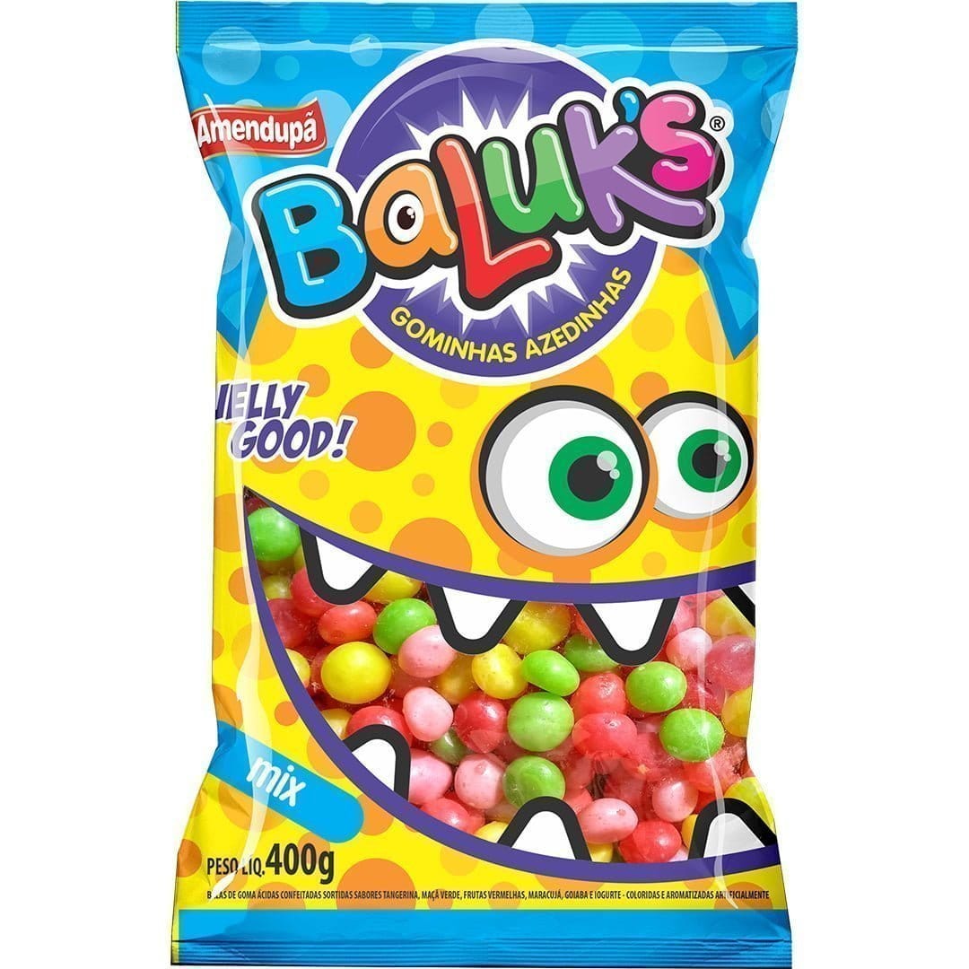 Bala de Goma Ácida Baluk's Sortida 400g