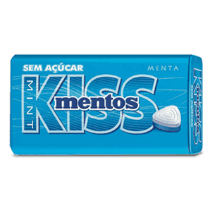Bala Mentos Kiss Menta 420g - Imagem 2