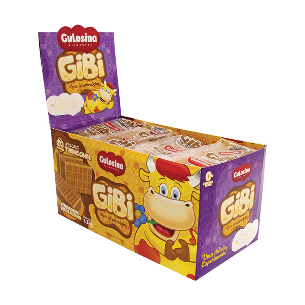 Doce de Amendoim Gibi Gulosina 1,1kg