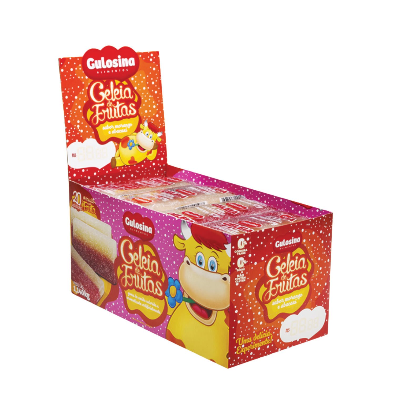 Geleia de Frutas Gulosina 1,14kg