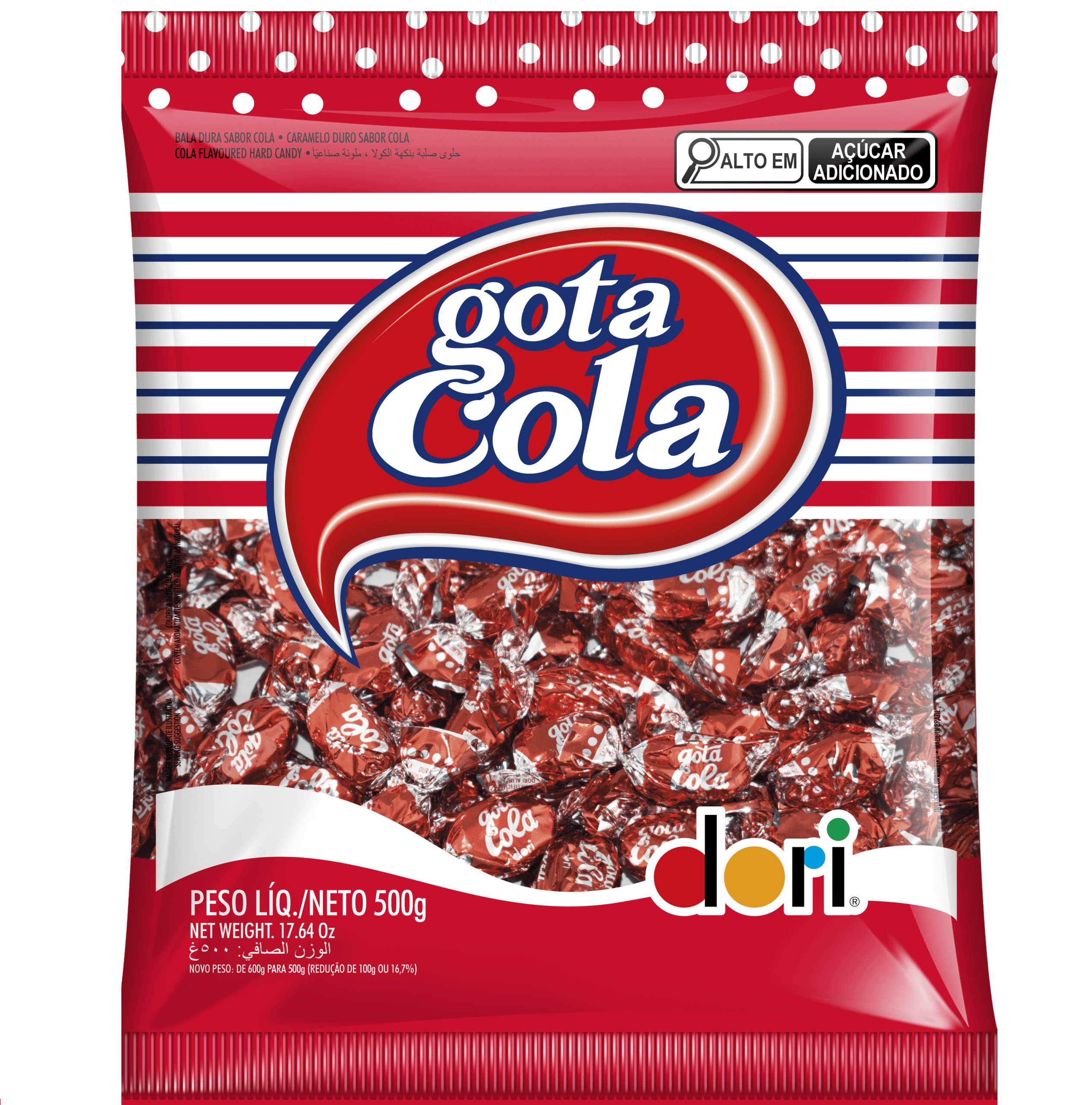 Bala Gota Cola Dori 500g