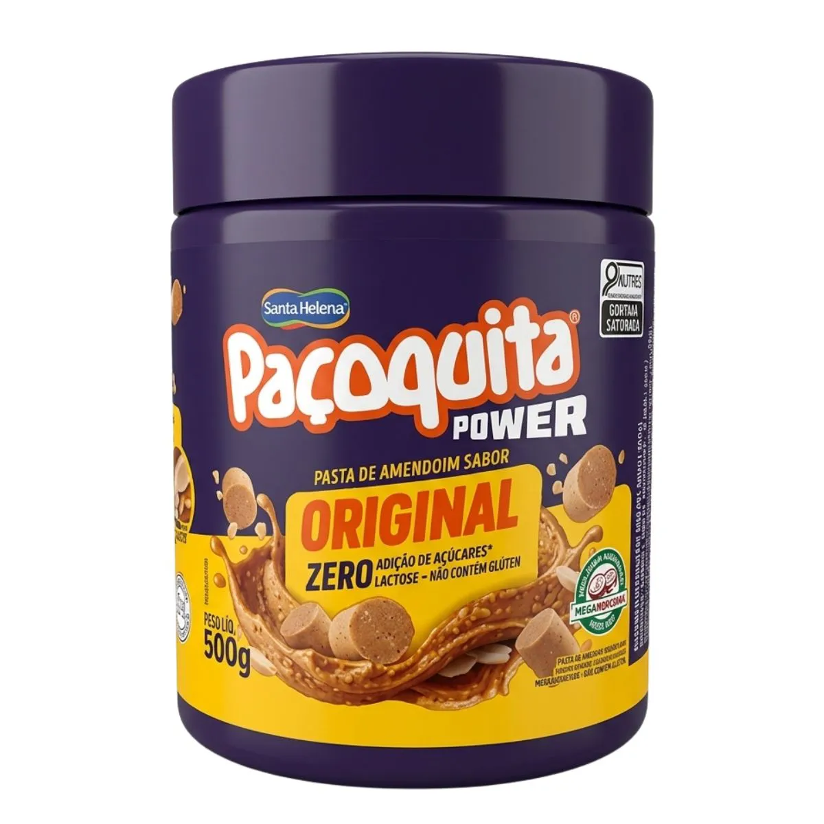 Paçoquita Power Original Santa Helena 500g
