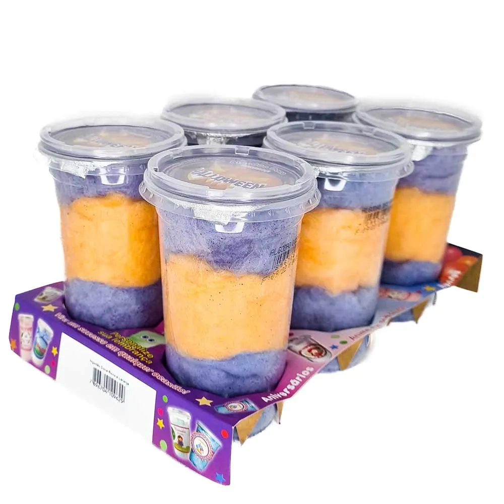 Algodão Doce no Copo Halloween Buschle 6x20g - Imagem 2